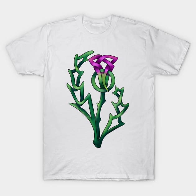 Thistle T-Shirt by KnotYourWorld4